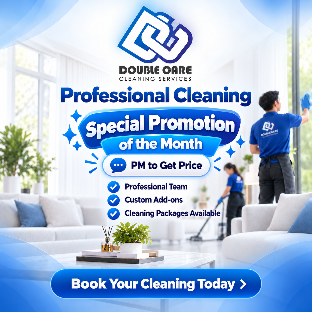 Double Care Cleaning Promotion